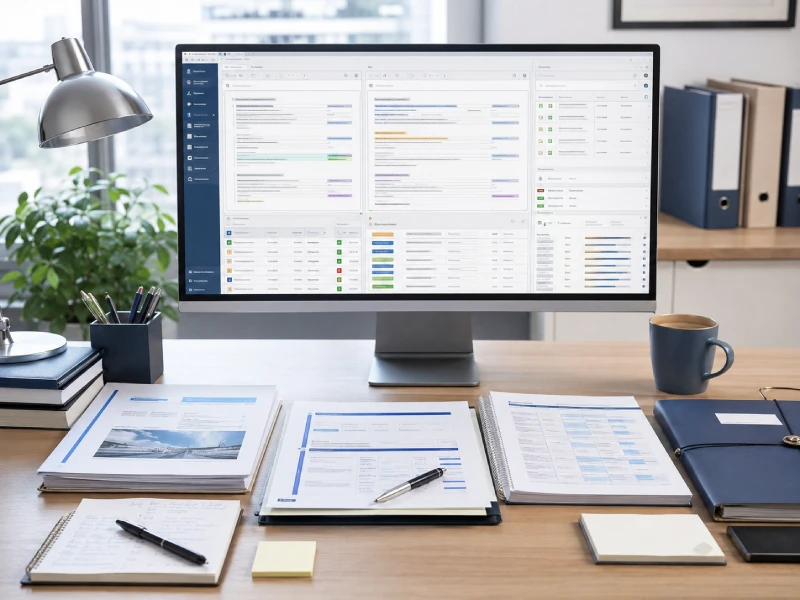 Professional business document translation workflow with bilingual review, terminology management and quality assurance