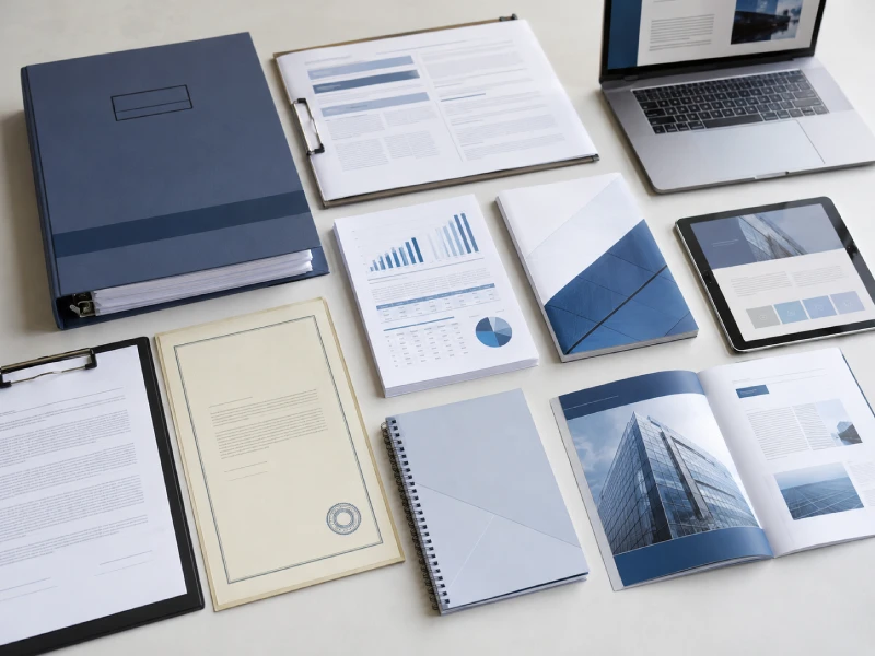 Business plans, contracts, reports, presentations and corporate documents prepared for multilingual translation