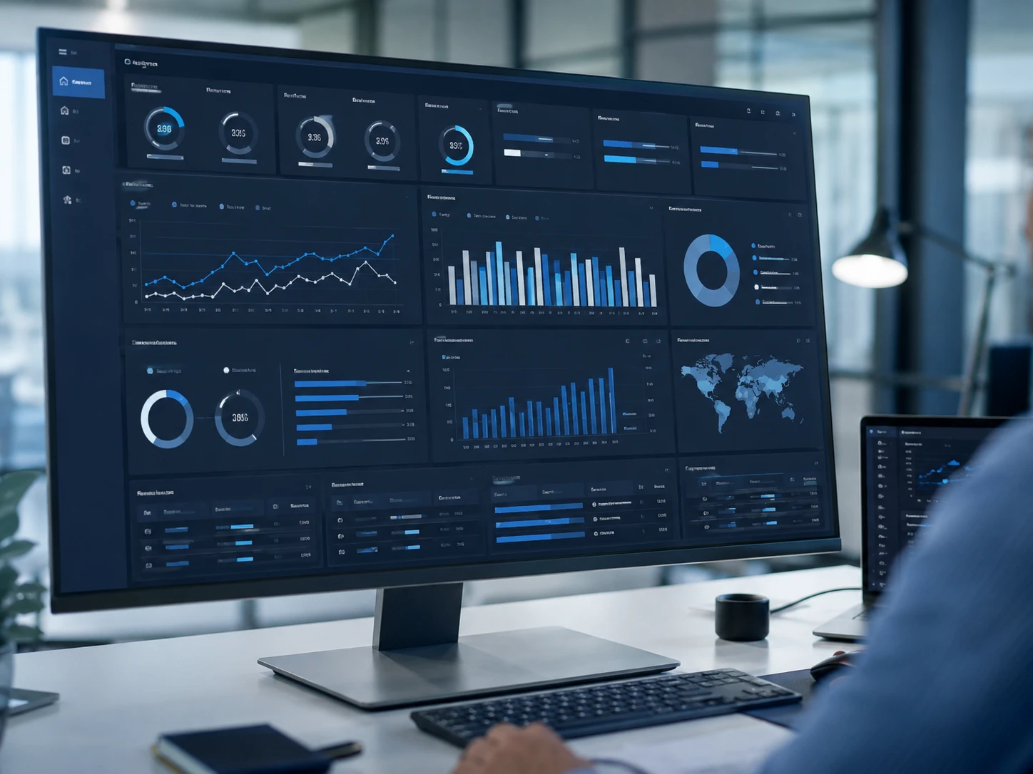 Enterprise translation operations dashboard showing workflow performance, reuse, review effort and quality metrics
