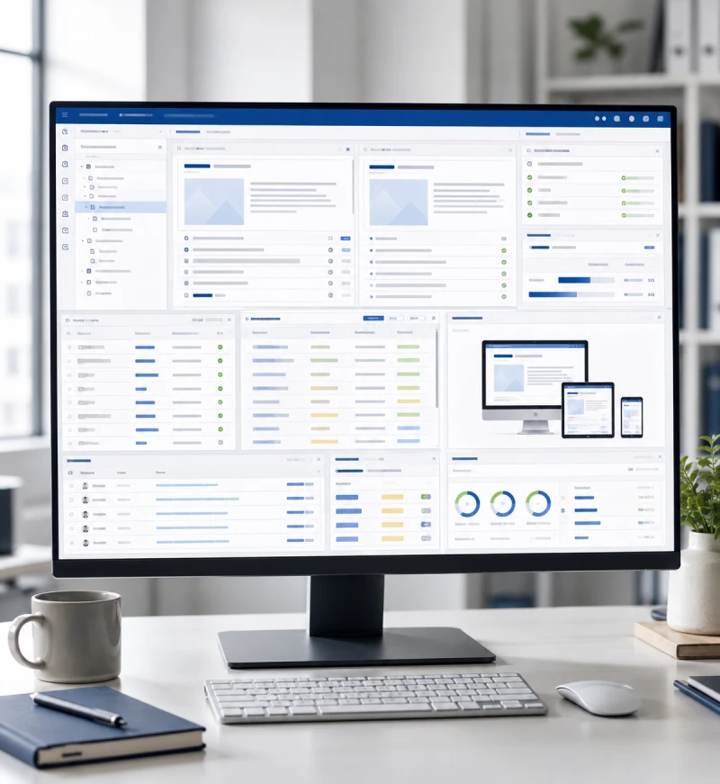 Website localization technology workspace with multilingual content, translation management and quality assurance
